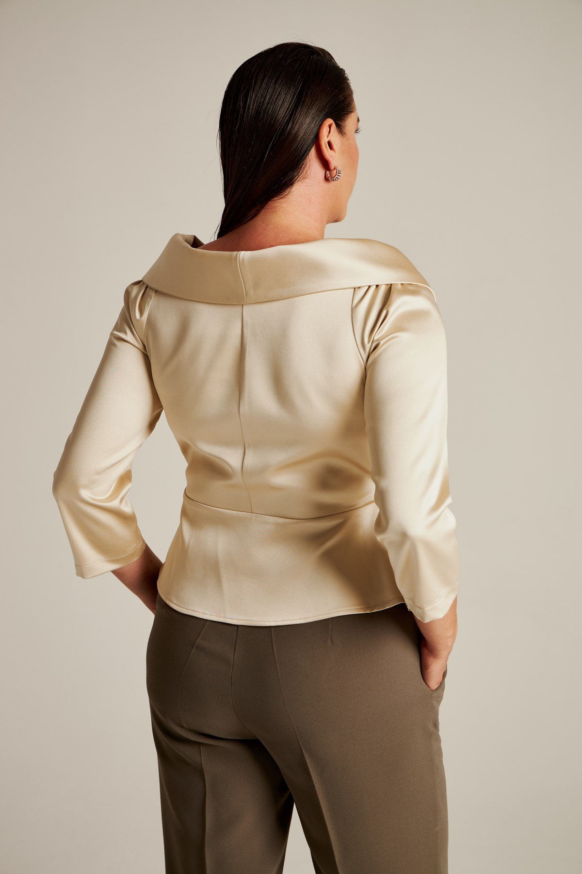 Victoria Jacket Gold-Modalody-Plus Size Jackets