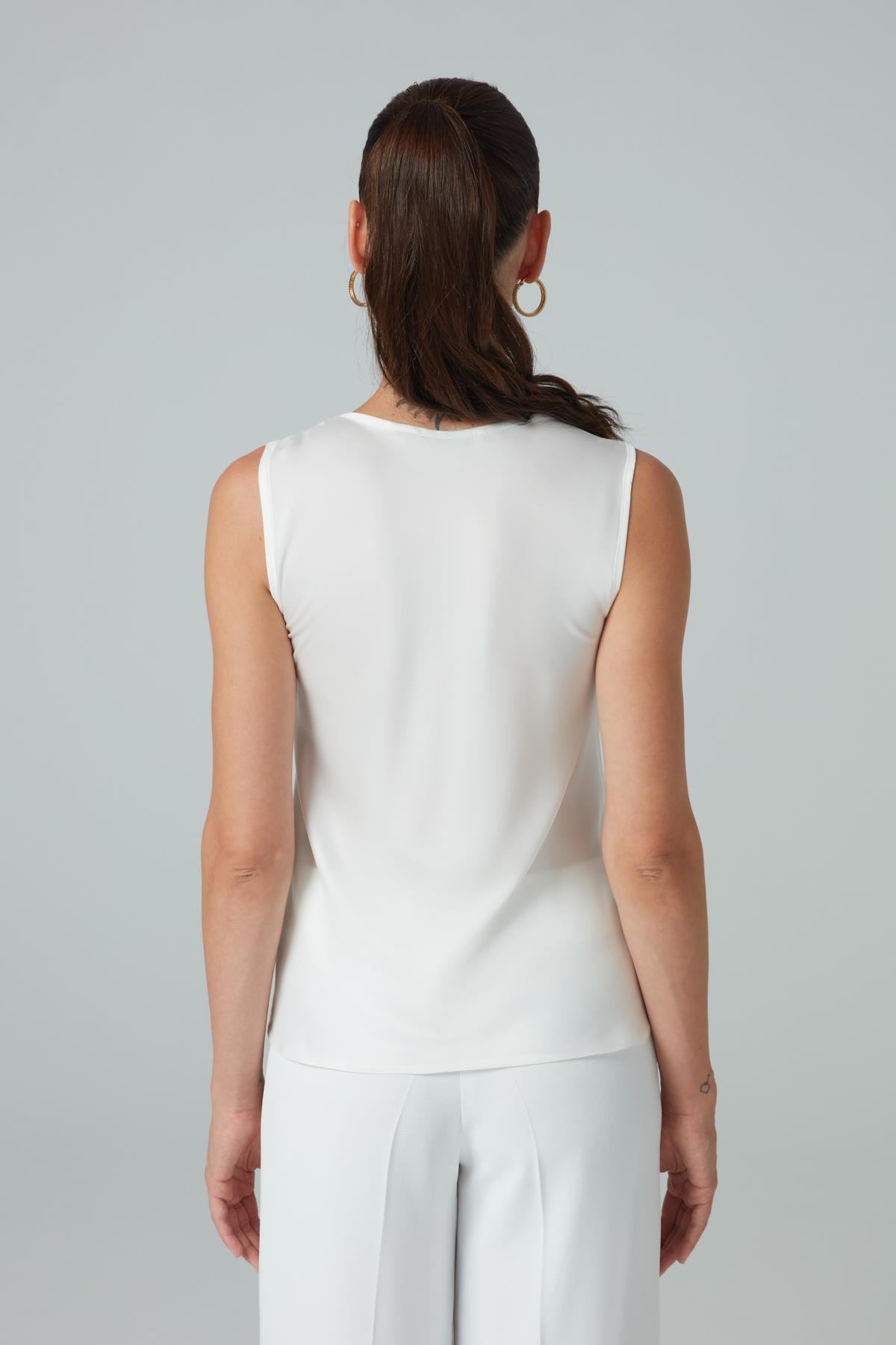 Viva Blouse White-Modalody-Plus Size Blouses