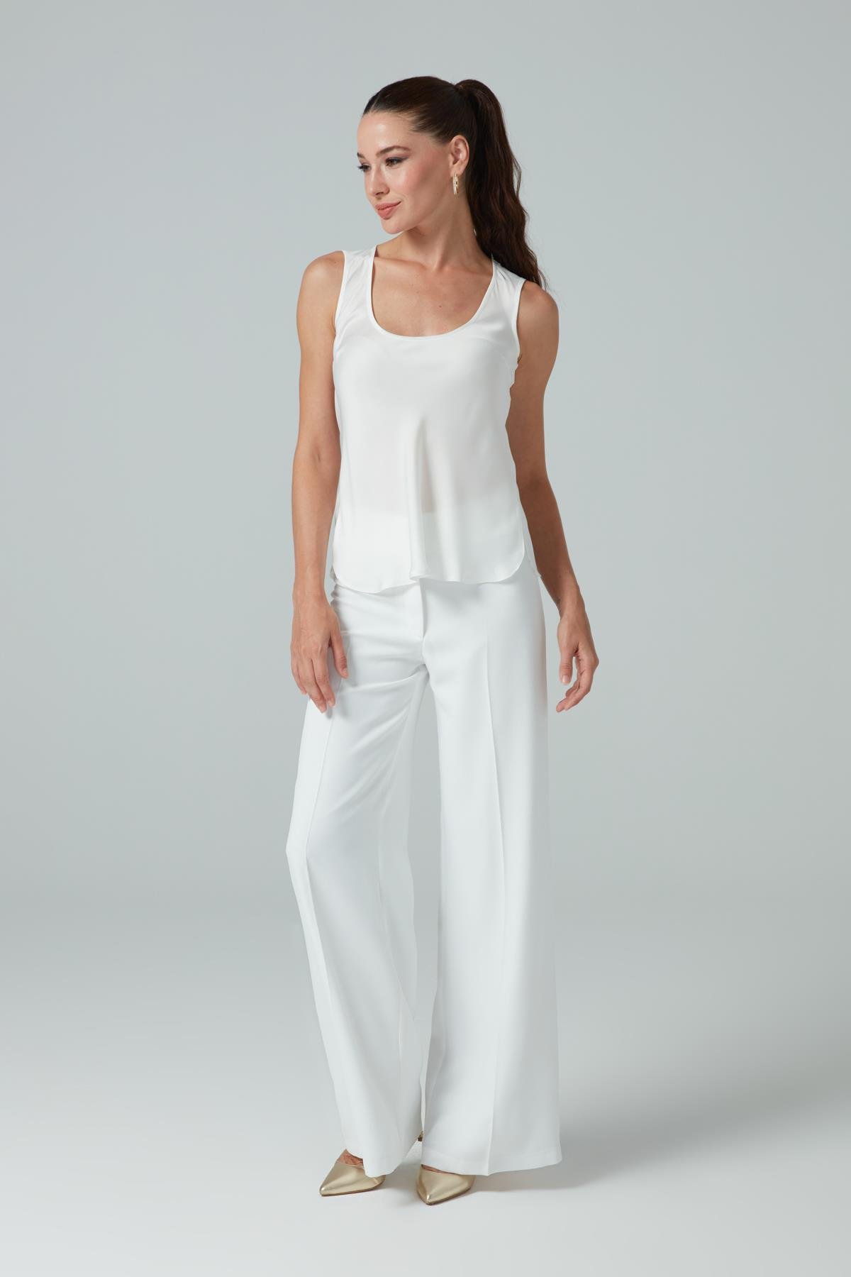 Viva Blouse White-Modalody-Plus Size Blouses