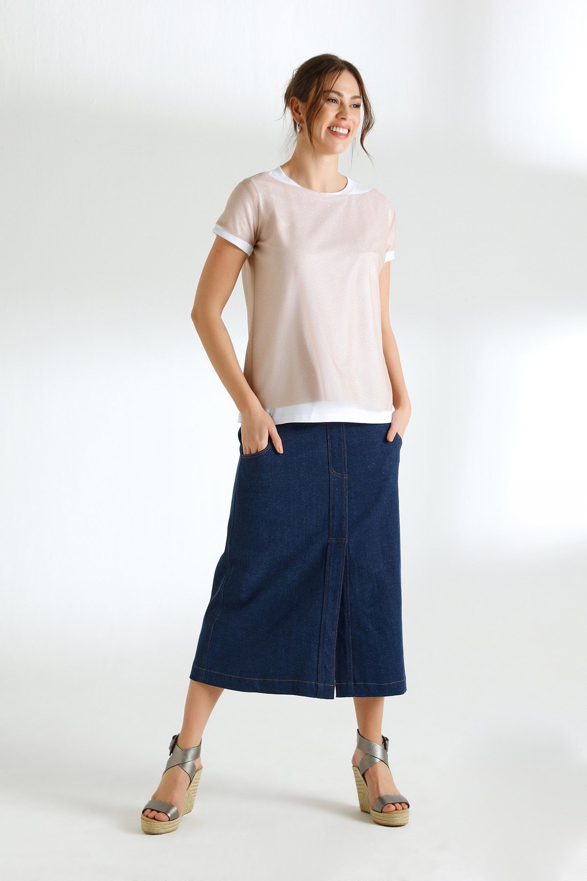 Zio Tshirt Beige-Modalody-Tshirts