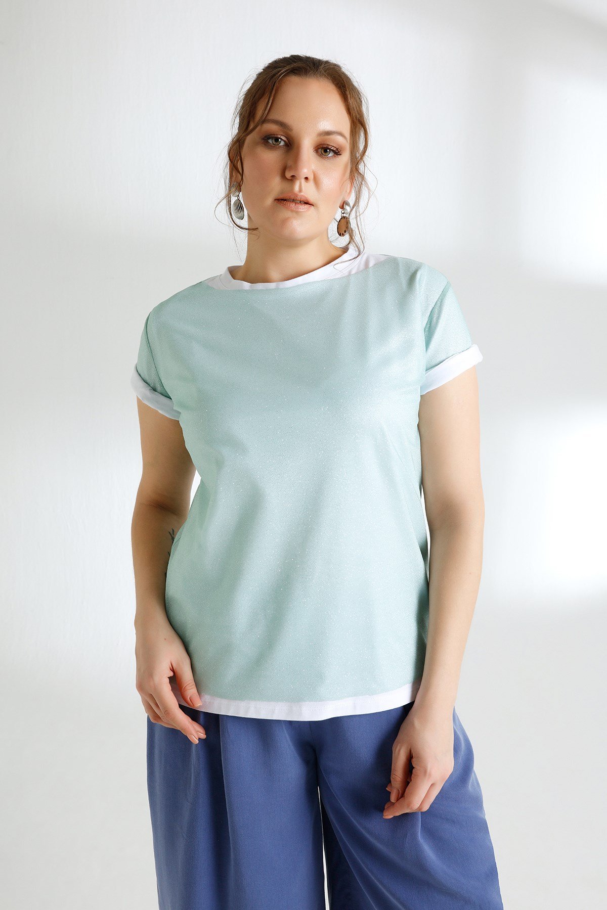 Zio T-shirt Mint-Modalody-Tshirts