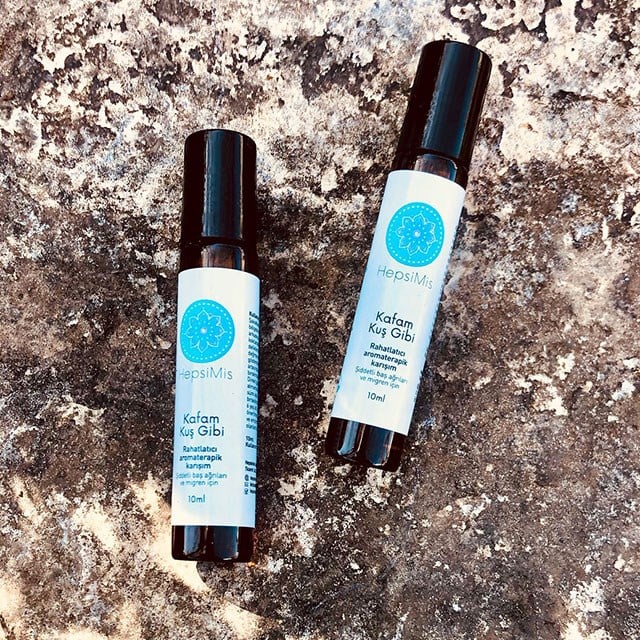 Kafam Kuş Gibi - Migren ve Başağrısı Rahatlatıcı Aromaterapik Roller