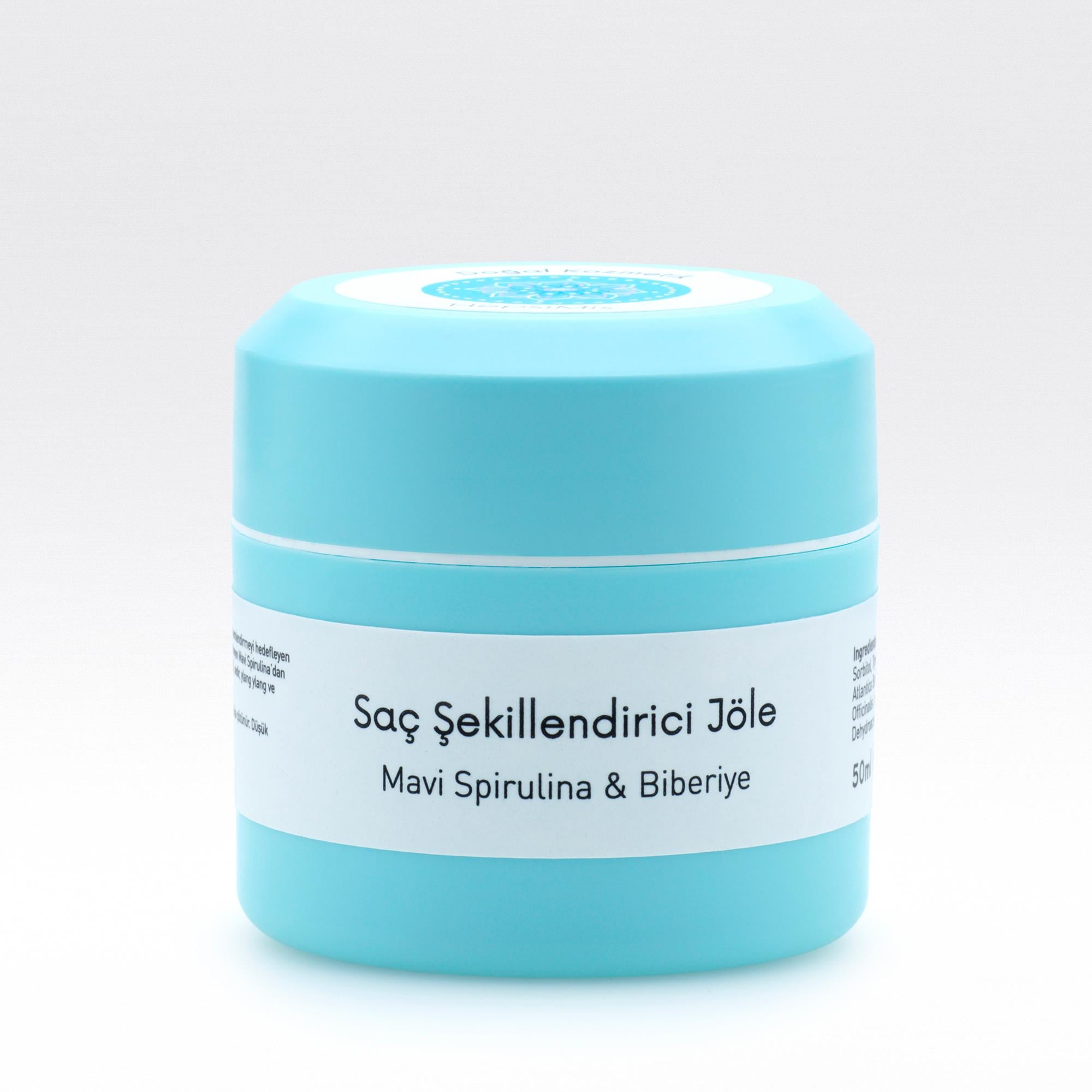 Saç Şekillendirici Jöle (+Mavi Spirulina & Biberiye)