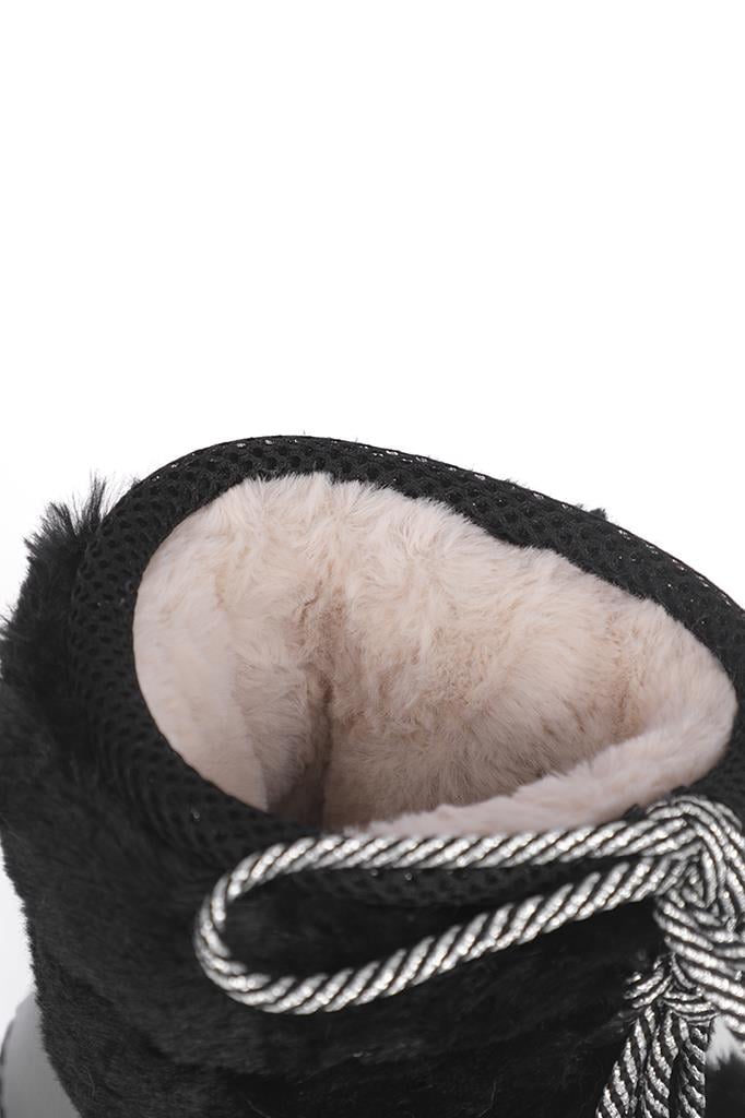 Exclusive Serisi Siyah Kadın Kar Botu