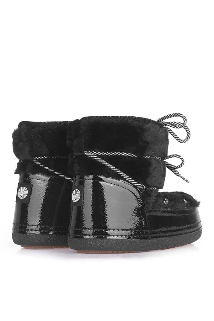 Exclusive Serisi Siyah Kadın Kar Botu