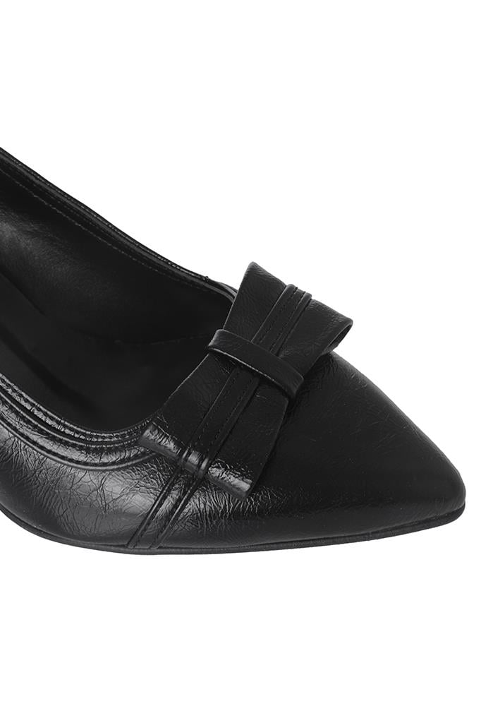 Rahat ve Konforlu Siyah Kadın Topuklu Ayakkabı