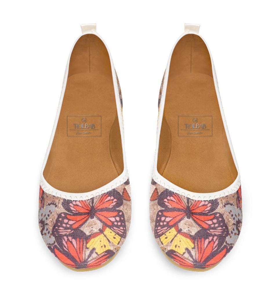 Rollbab Anthocharis Damone Kadın Babet Ayakkabı Çanta Set