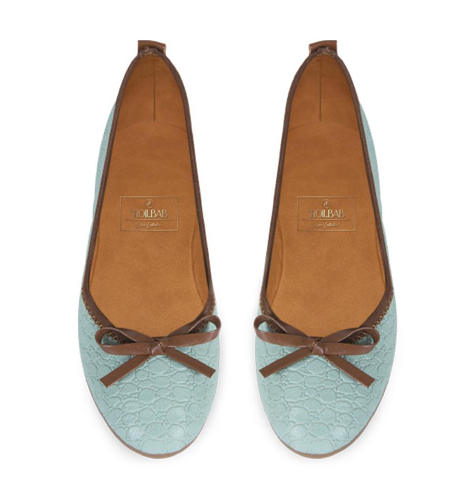 Rollbab Aquamarine Bubble Kadın Babet Ayakkabı