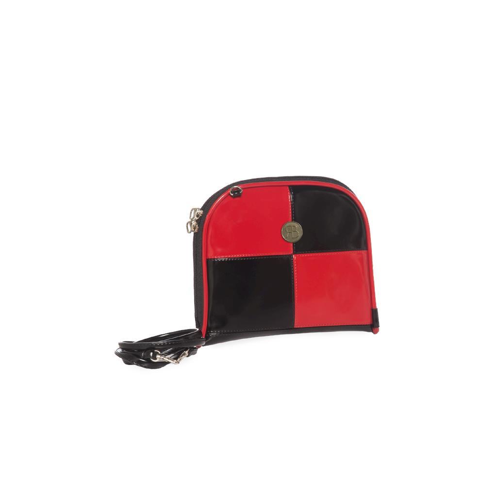 Rollbab Crimson Gingham Büyüyebilen Çanta