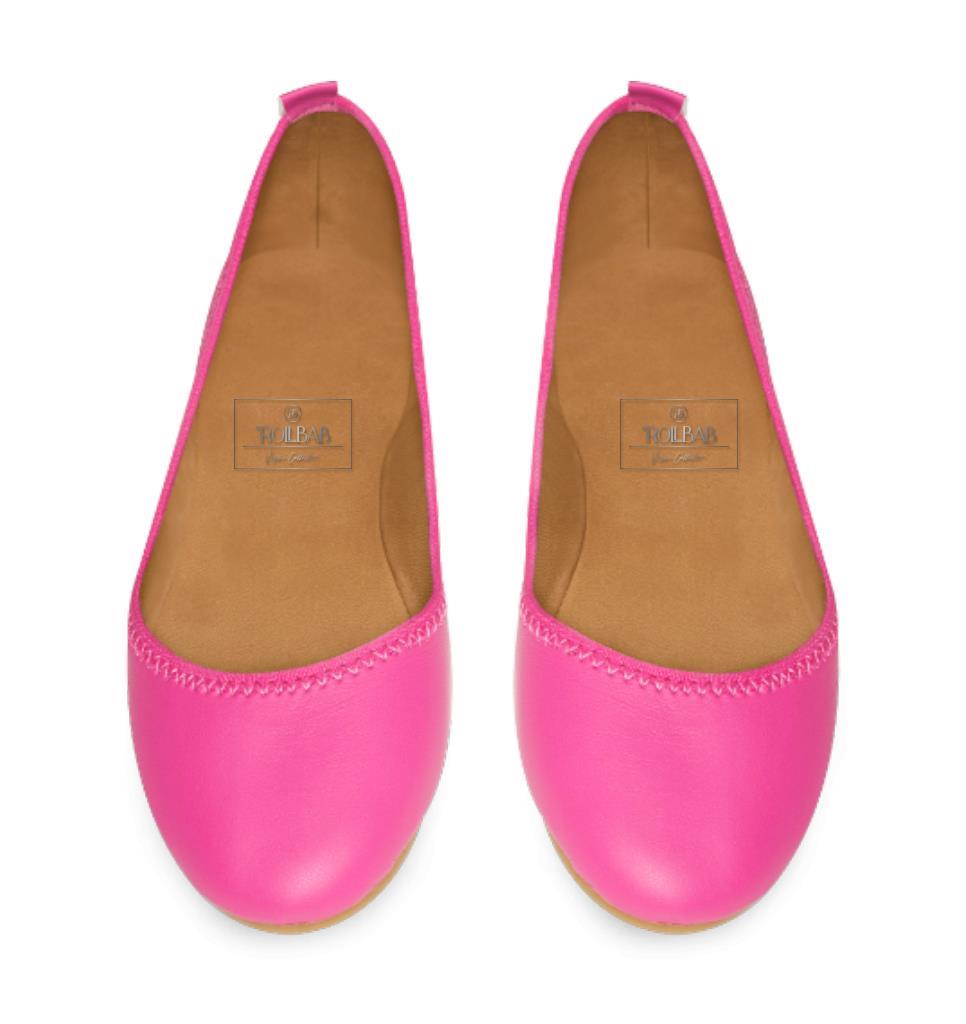 Rollbab Deeppink Kadın Babet Ayakkabı