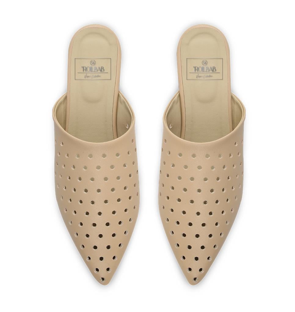 Rollbab Mink Perforated Classic Terlik