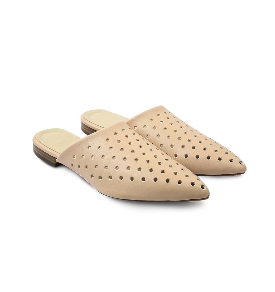Rollbab Mink Perforated Classic Terlik