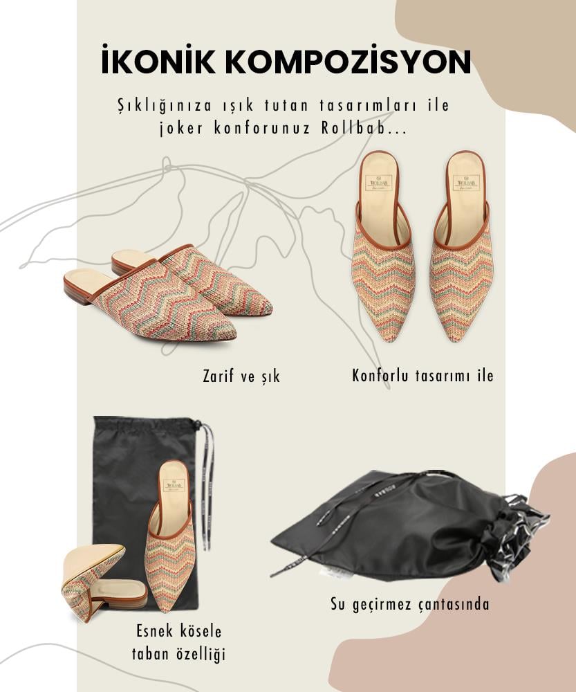 Rollbab Rug Pattern Classic Wicker Terlik