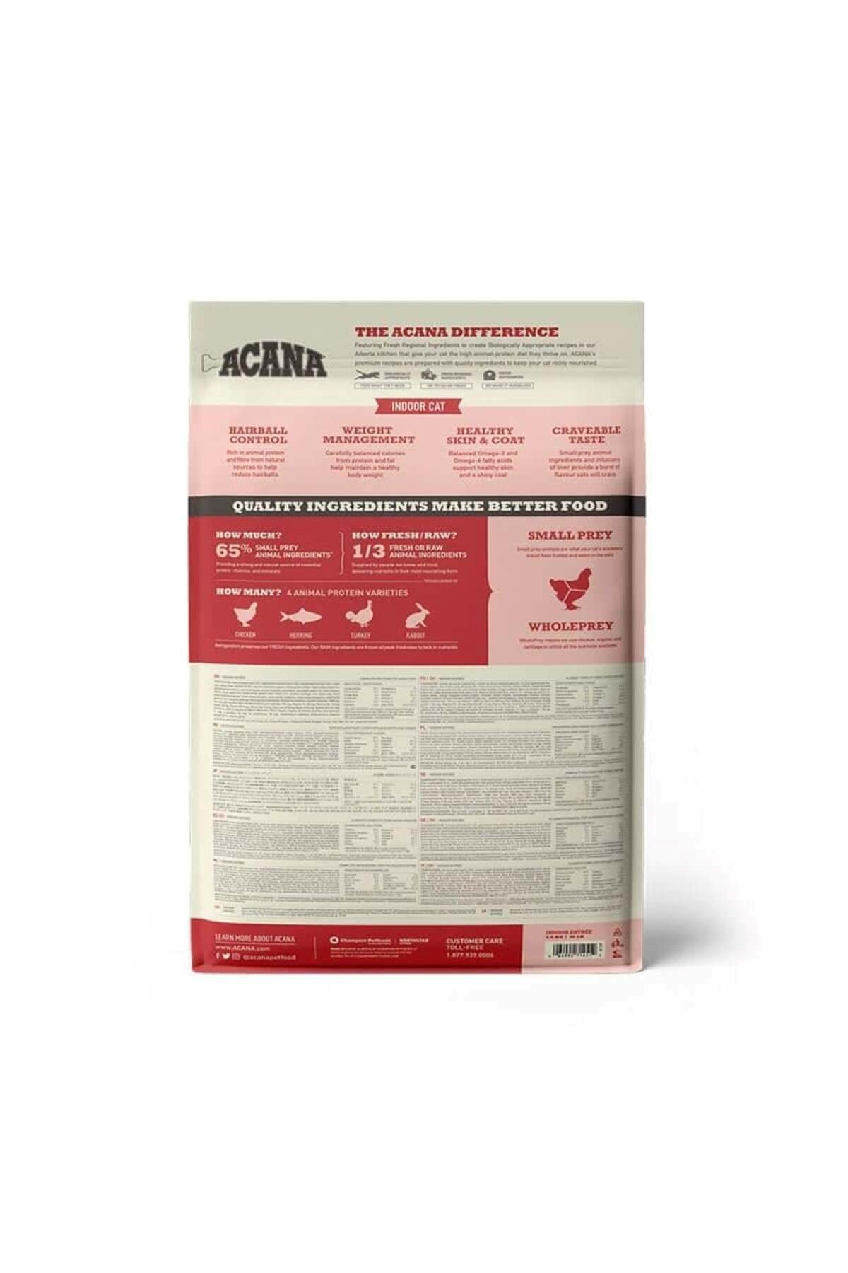 Acana Indoor Entree Sterilised Kısırlaştırılmış Kedi Maması 4,5 Kg