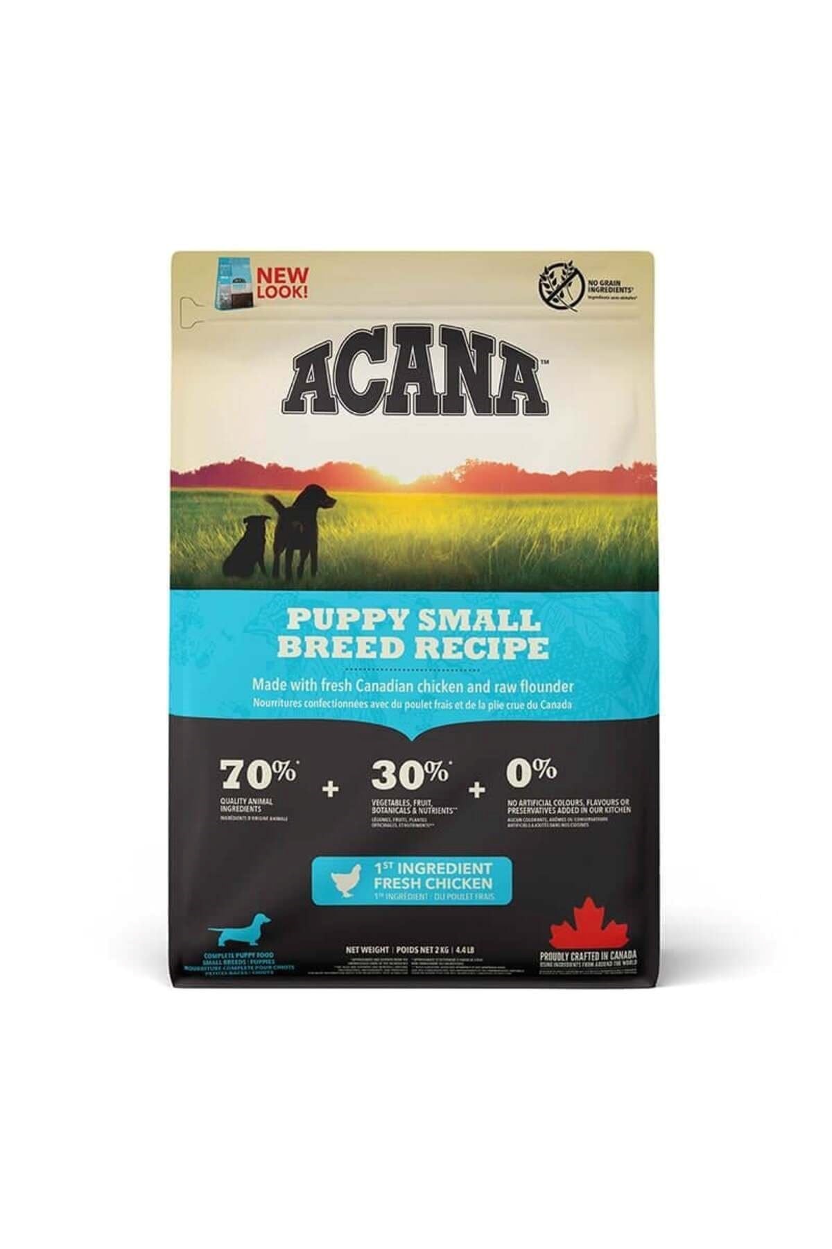 Acana Tahılsız Balıklı Küçük Irk Yavru Köpek Maması 2 Kg