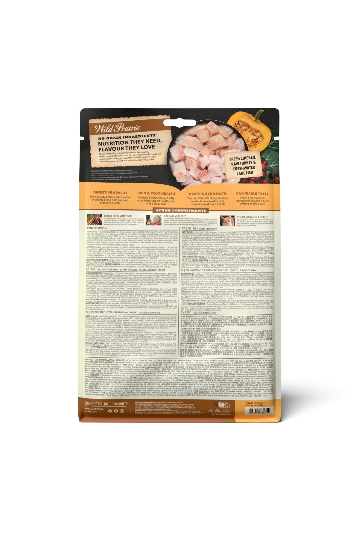 Acana Wild Prairie Kedi Maması 340gr - Tüm Irk Ve Yaşam Evreleri Için