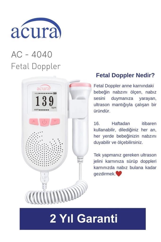 Acura AC-4040 Fetal Doppler Nabız Dinleme Cihazı