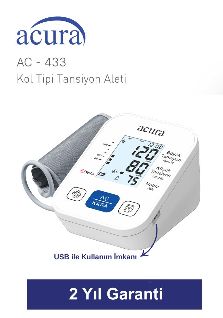 Acura Ac 433 Koldan Ölçer Tansiyon Cihazı
