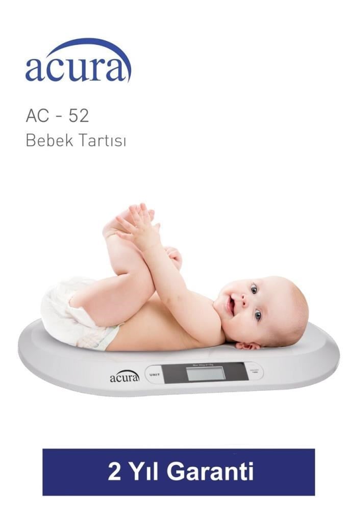 Acura AC-52 CE Onaylı 20KG Kapasiteli Dijital Bebek Tartısı