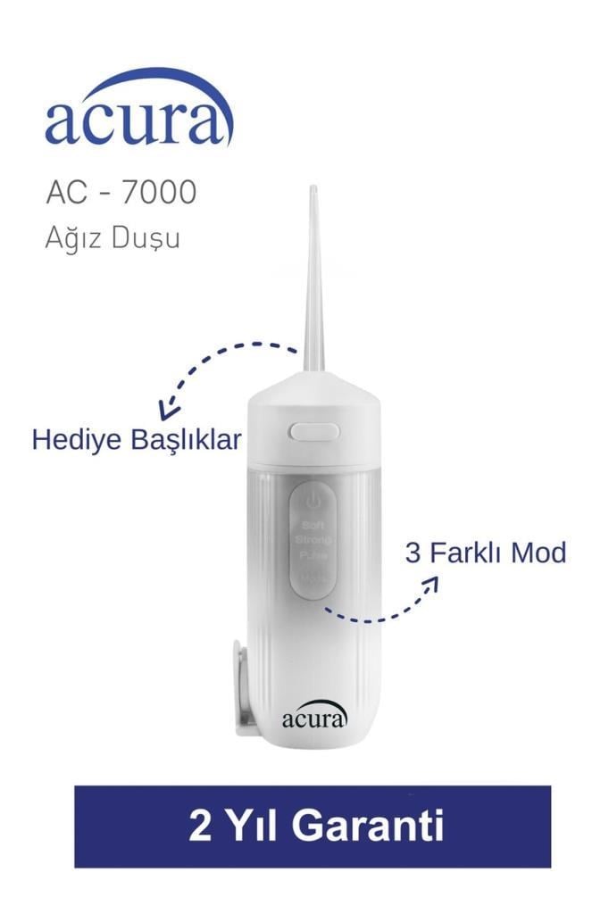 Acura AC-7000 Şarjlı 4 Başlıklı Ağız Duşu