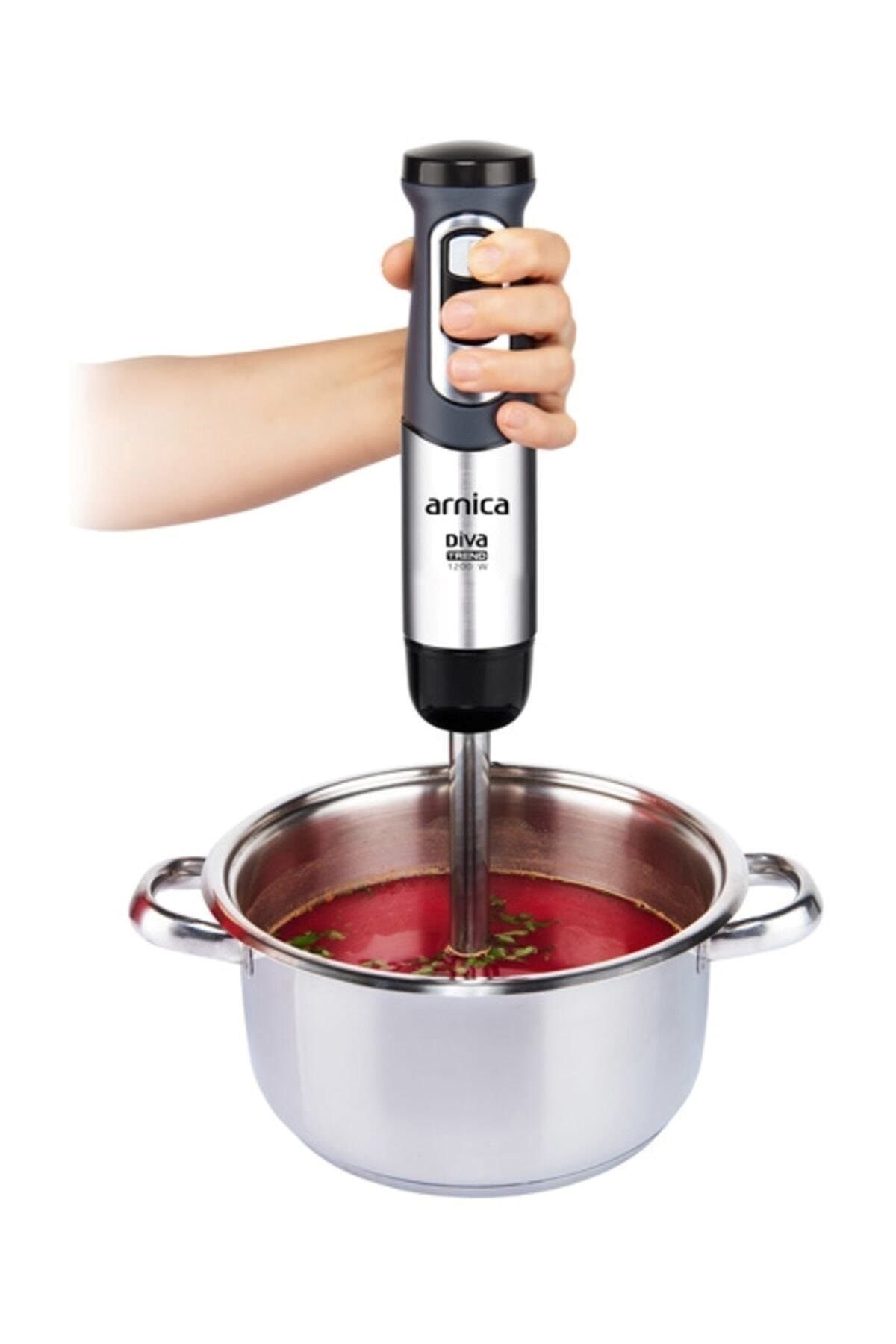 Arnica Diva Trend Gümüş 1200 W Blender Seti GH21592