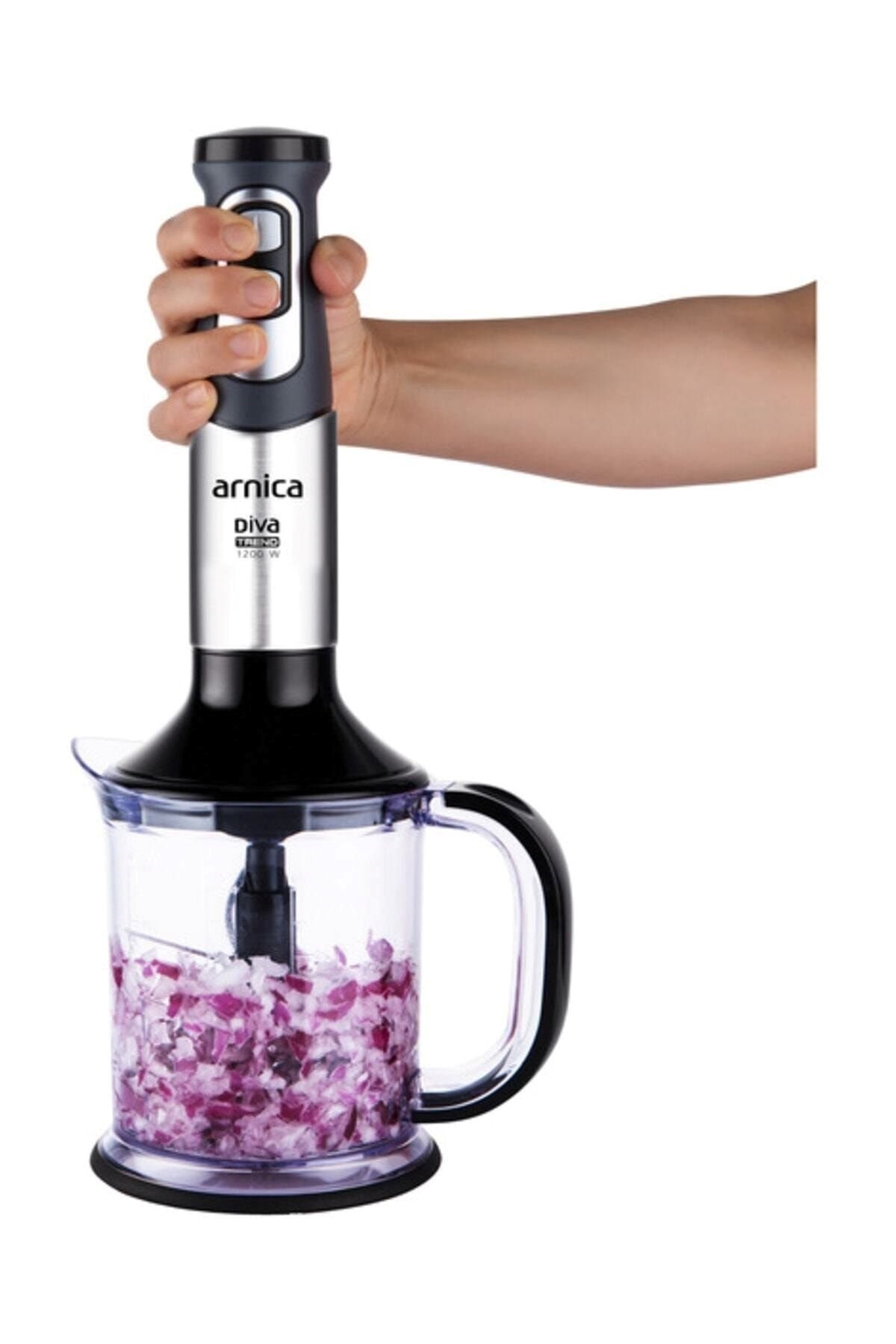 Arnica Diva Trend Gümüş 1200 W Blender Seti GH21592
