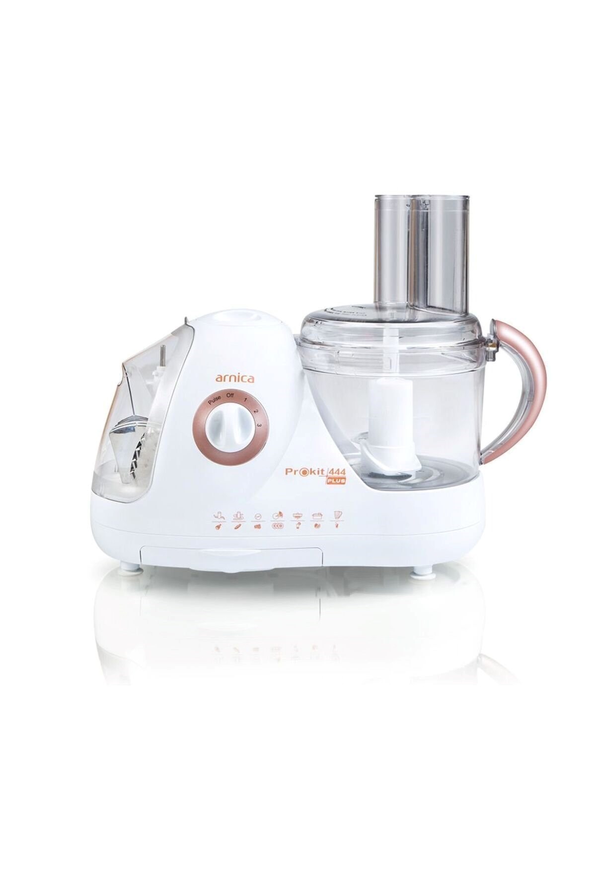 Arnica Prokit 444 Plus Kompakt GH21020 Beyaz 800 W Mutfak Robotu