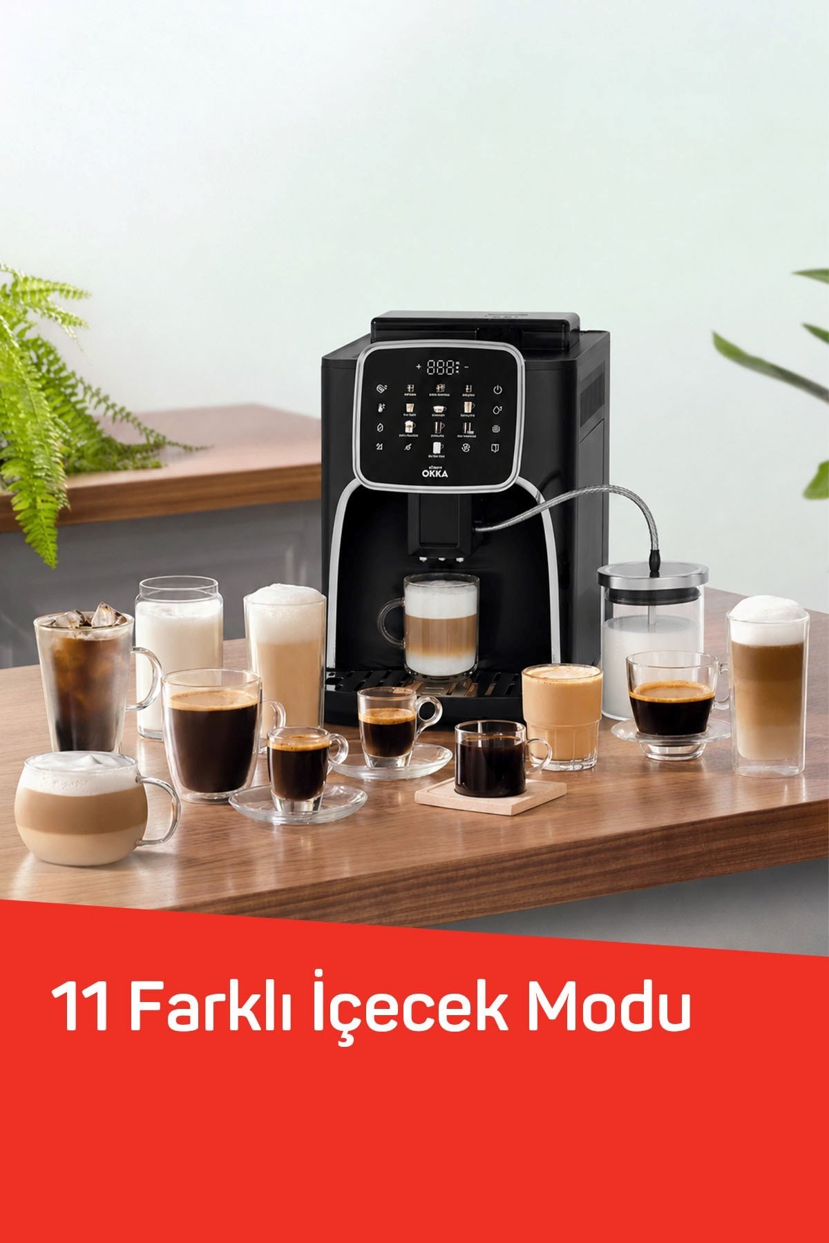Arzum OK0028 Okka Espresso Pro M Tam Otomatik Espresso Makinesi