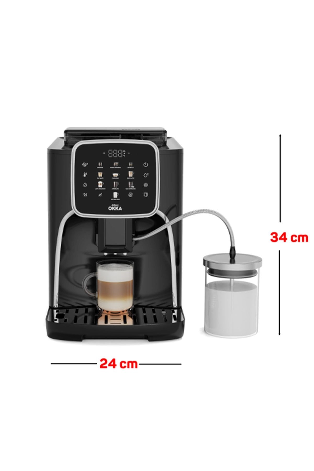 Arzum OK0028 Okka Espresso Pro M Tam Otomatik Espresso Makinesi