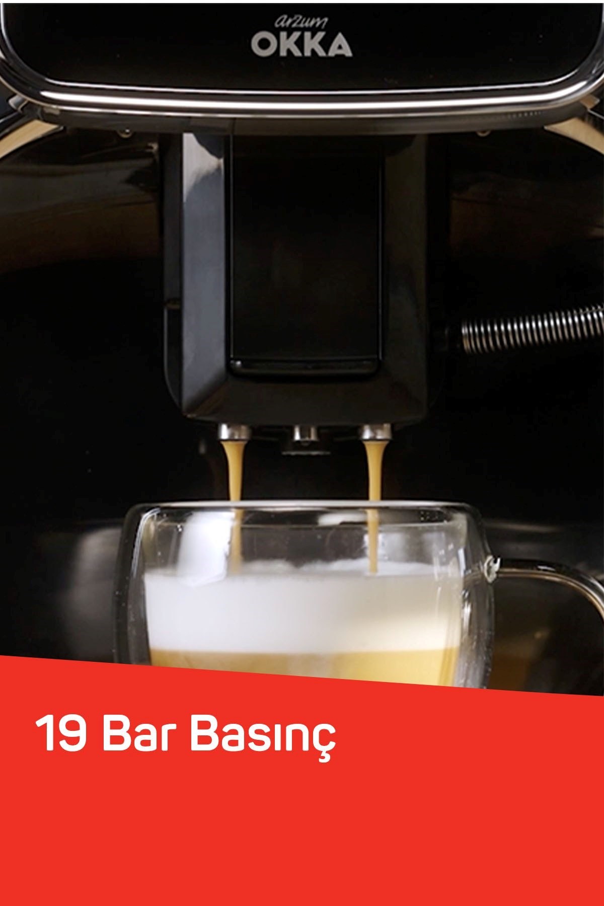 Arzum OK0028 Okka Espresso Pro M Tam Otomatik Espresso Makinesi