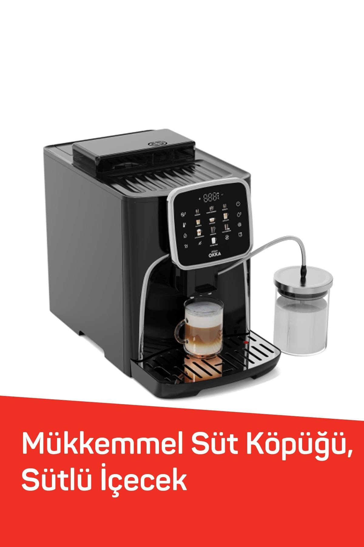 Arzum OK0028 Okka Espresso Pro M Tam Otomatik Espresso Makinesi