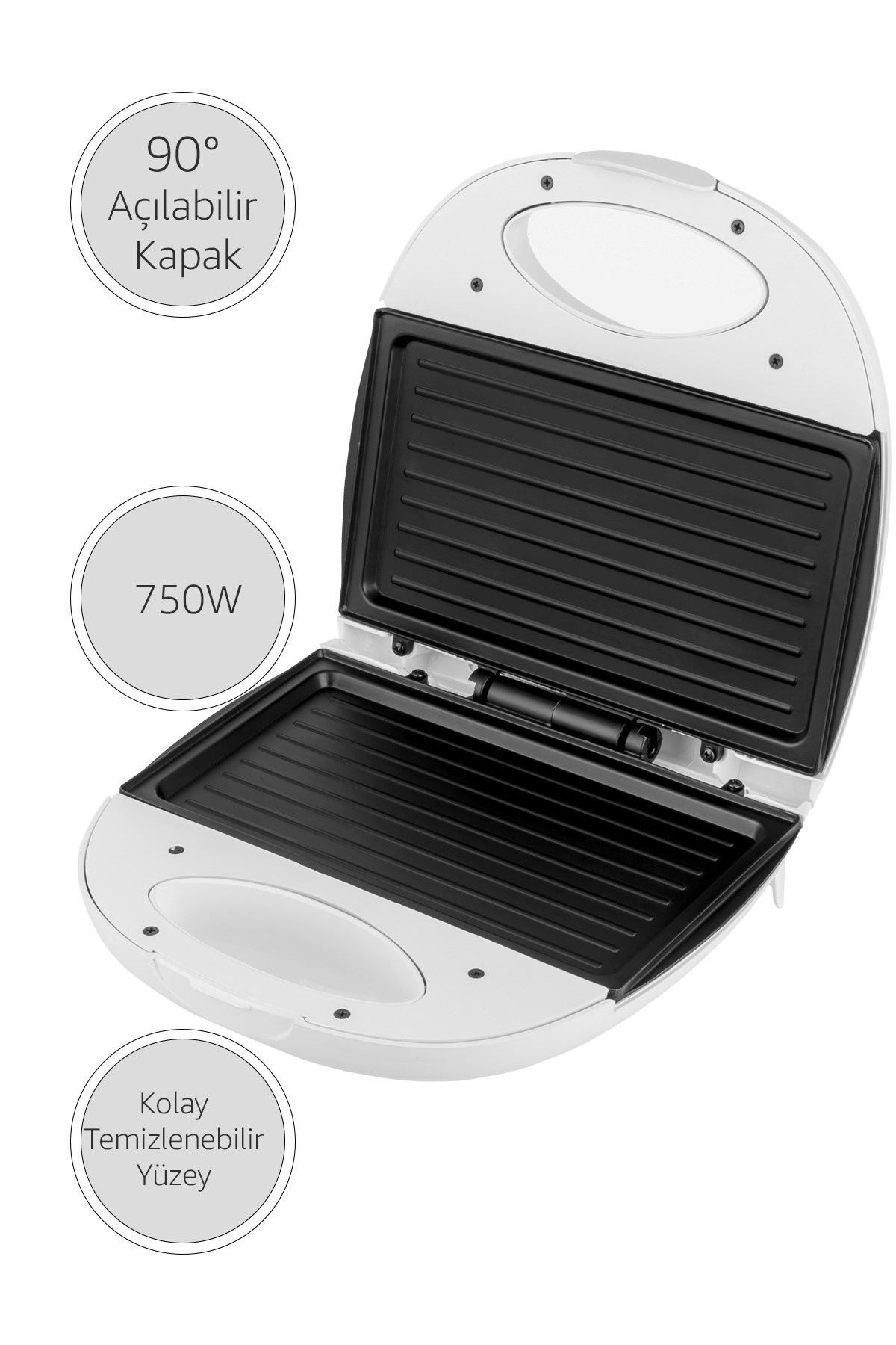 Awox Rapid Beyaz Tost Makinesi