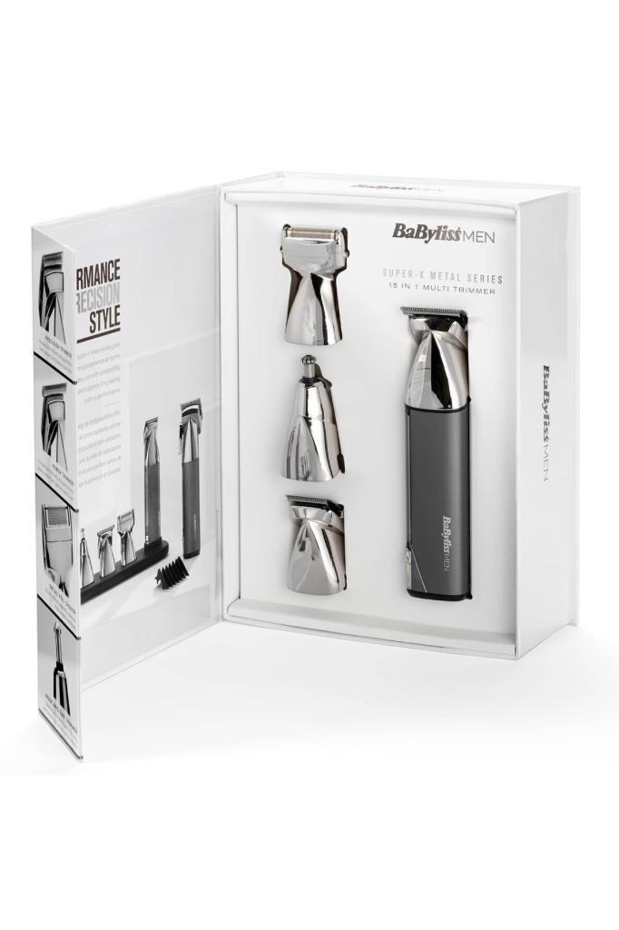 Babyliss MT996E Super X Metal 15 Başlıklı Lityum Yüz & Vücut Bakım Kiti