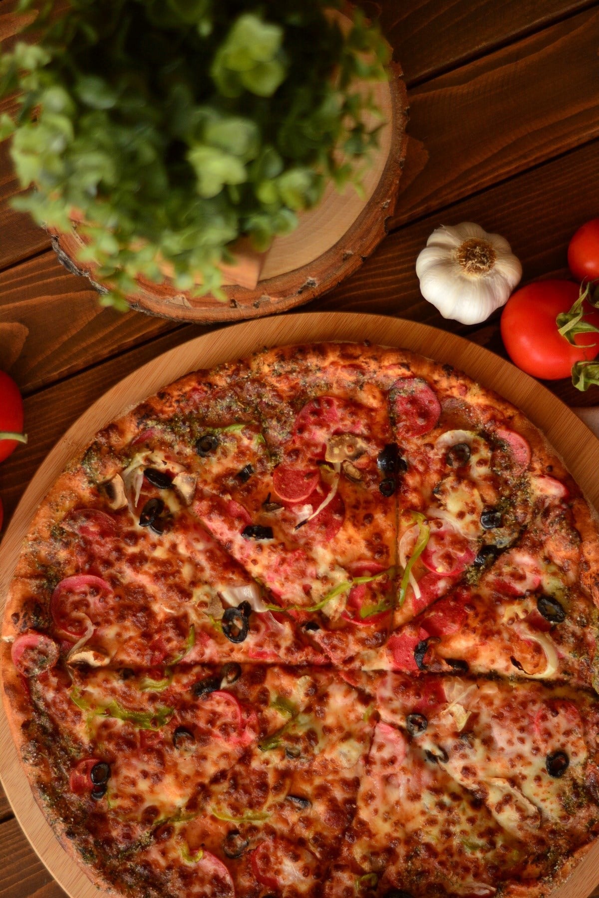 Bambum Fiesta Mix Dönen Servis Tabağı Büyük B2798