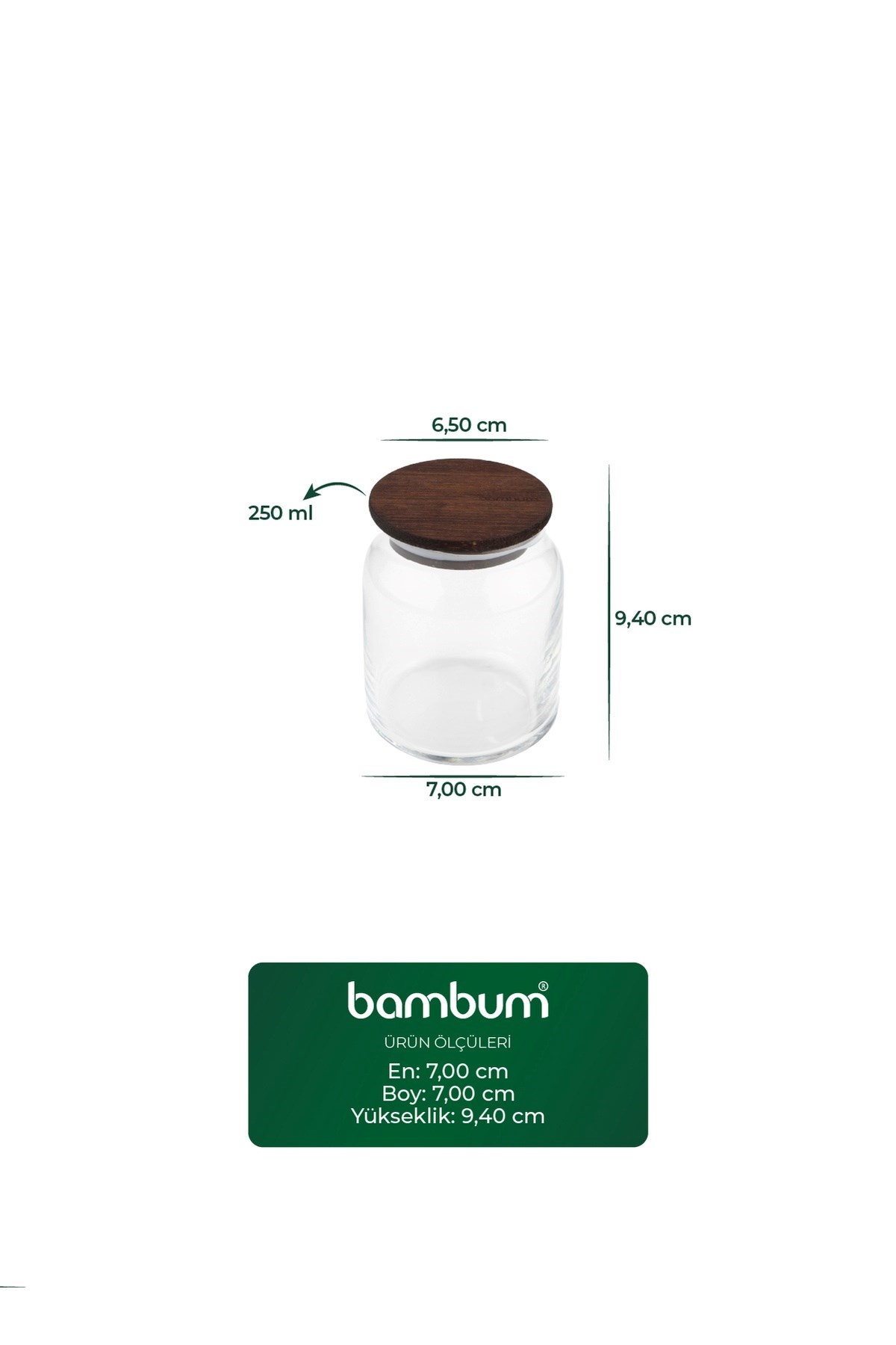 Bambum Nero Bench 8 Parça 2 Katlı Standlı Baharatlık Seti