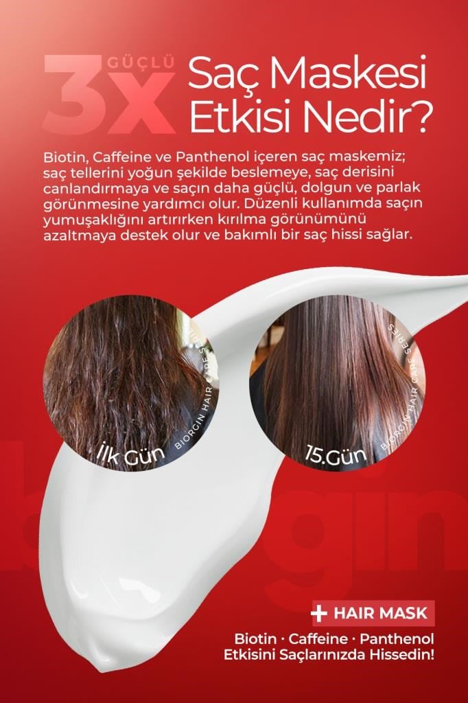 Biorgin Besleyici Onarıcı Dökülme Karşıtı Kemik İlikli Saç Maskesi 250 ml