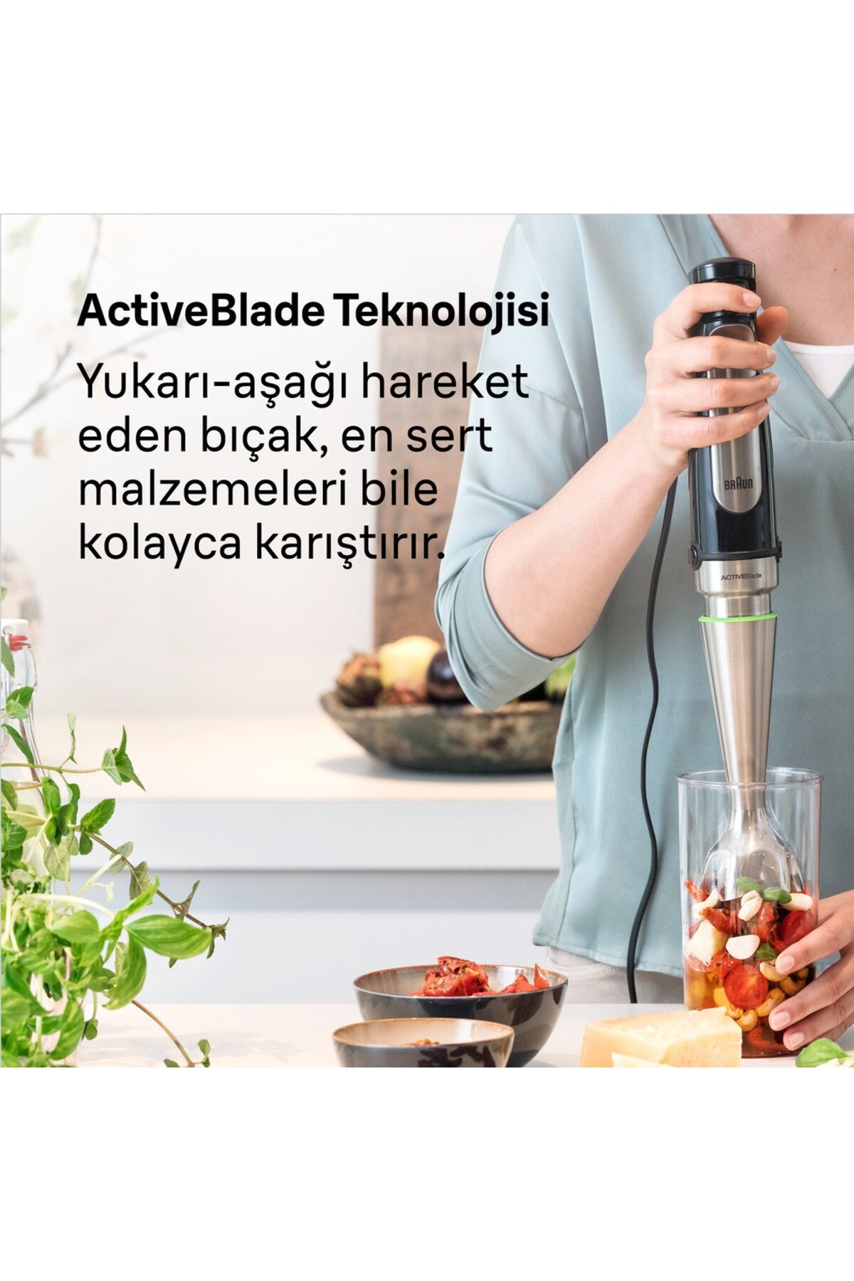 Braun Mq7045x Multiquick 7 1000 W El Blender Seti