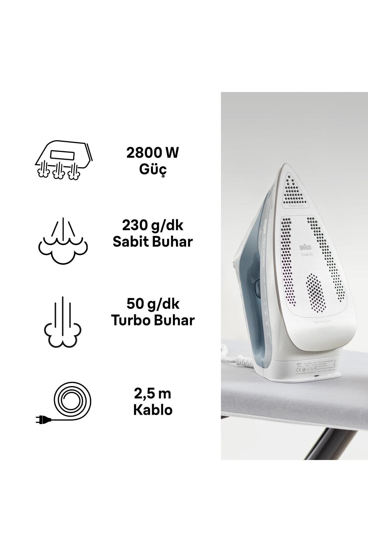 Braun Texstyle7 Buharlı Ütü SI7088GY