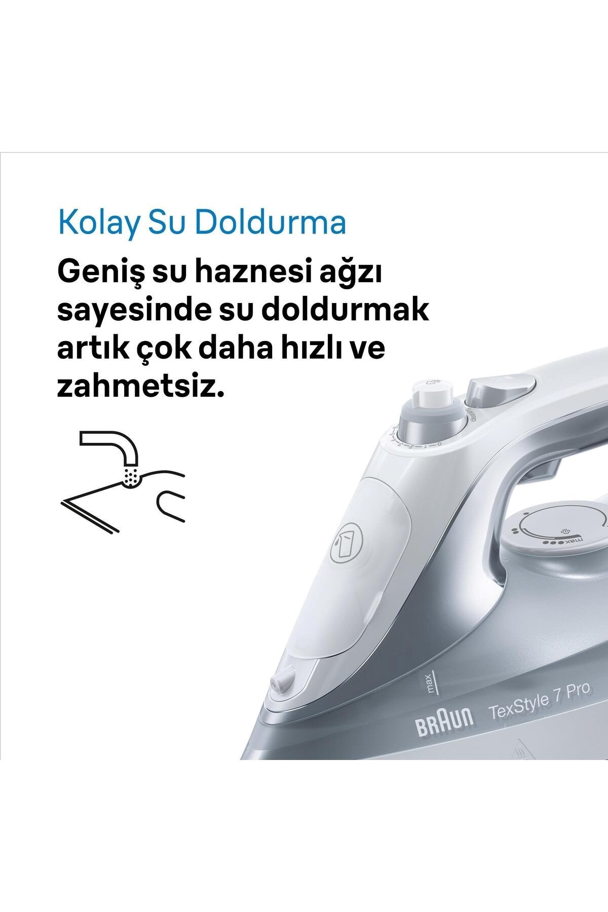 Braun Texstyle7 Buharlı Ütü SI7088GY