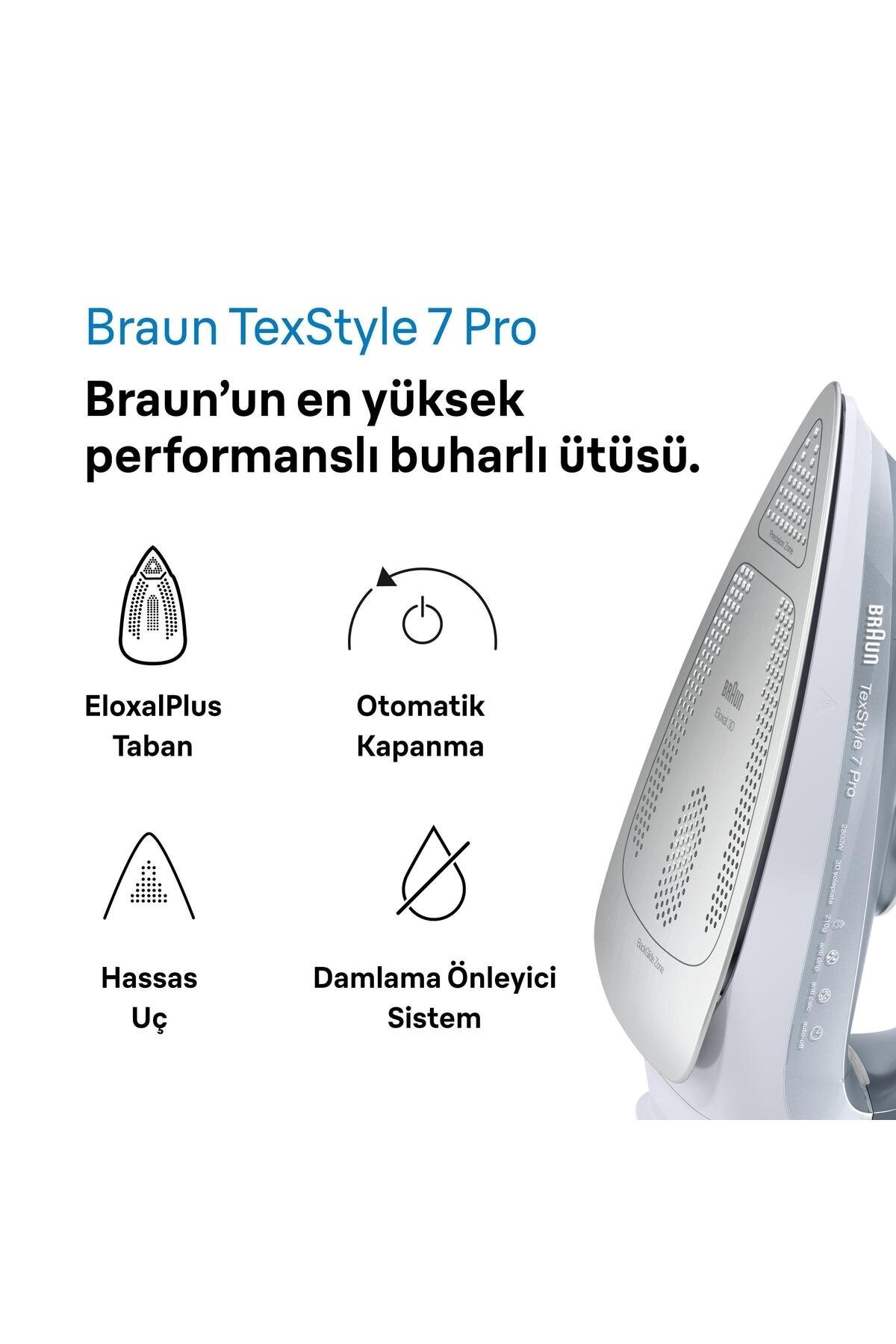 Braun Texstyle7 Buharlı Ütü SI7088GY