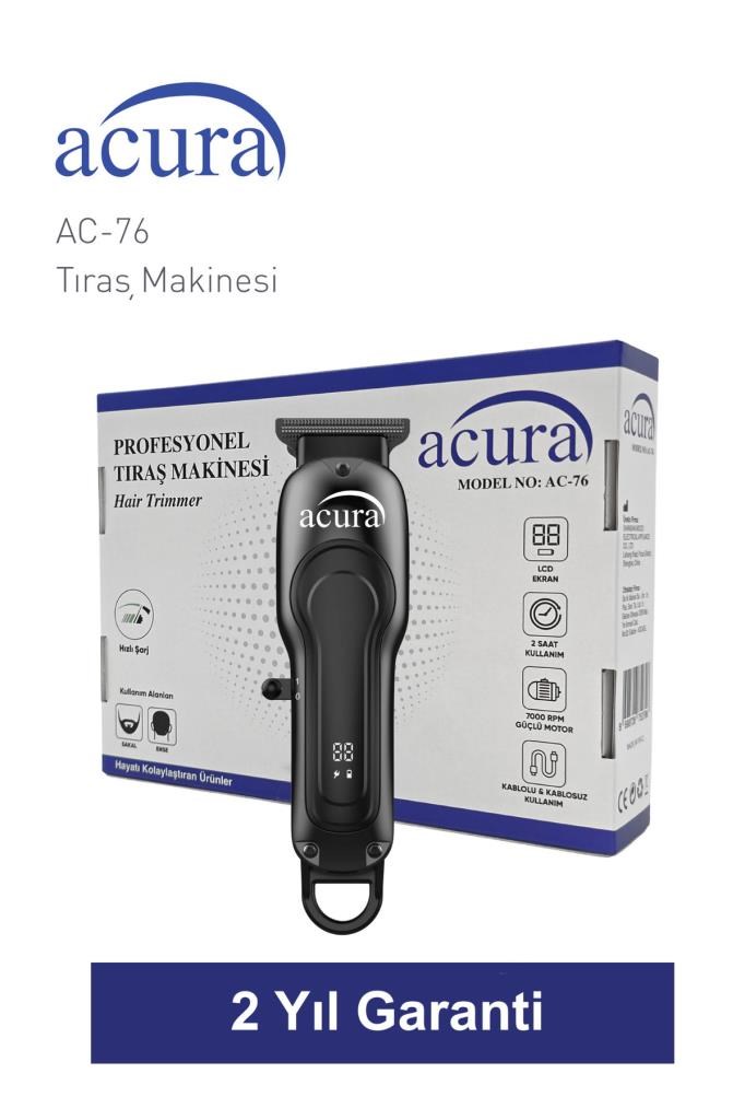cura AC-76 Lazer Epilasyon Öncesi Tüm Vücut Tıraş Makinesi
