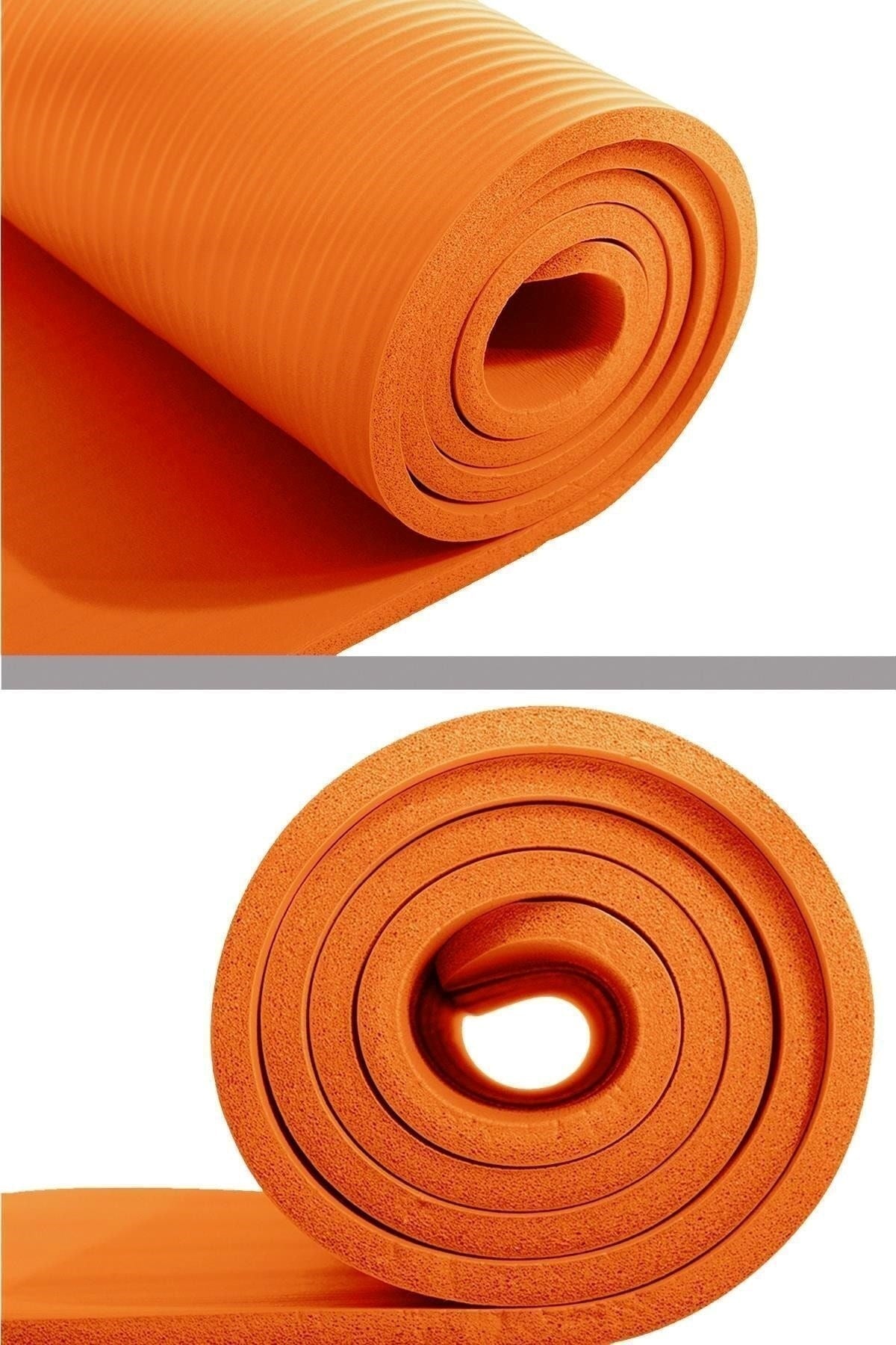 Delta Konfor Zemin 10 mm Taşıma Askılı Pilates Minderi Yoga Matı Turuncu