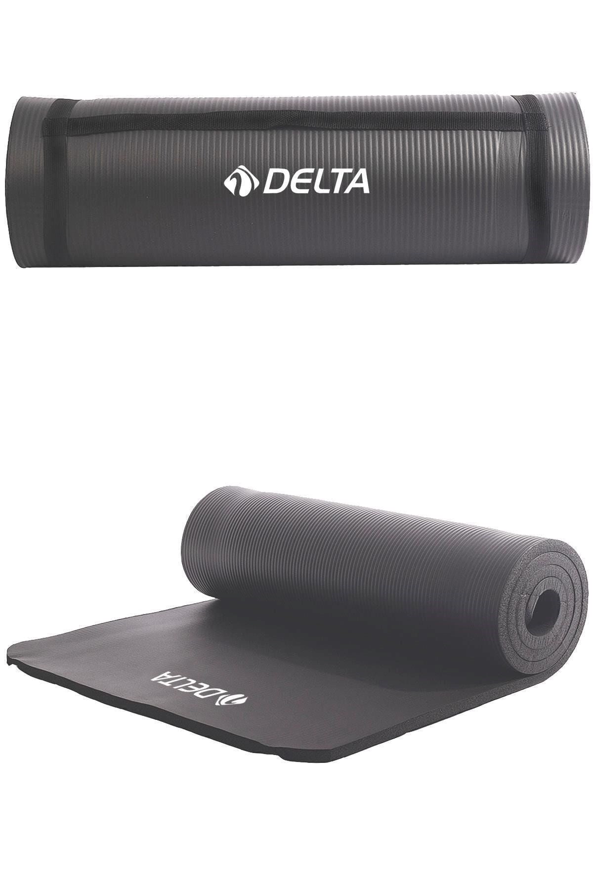 Delta Konfor Zemin 15 Mm Taşıma Askılı Pilates Minderi Yoga Matı Antresit