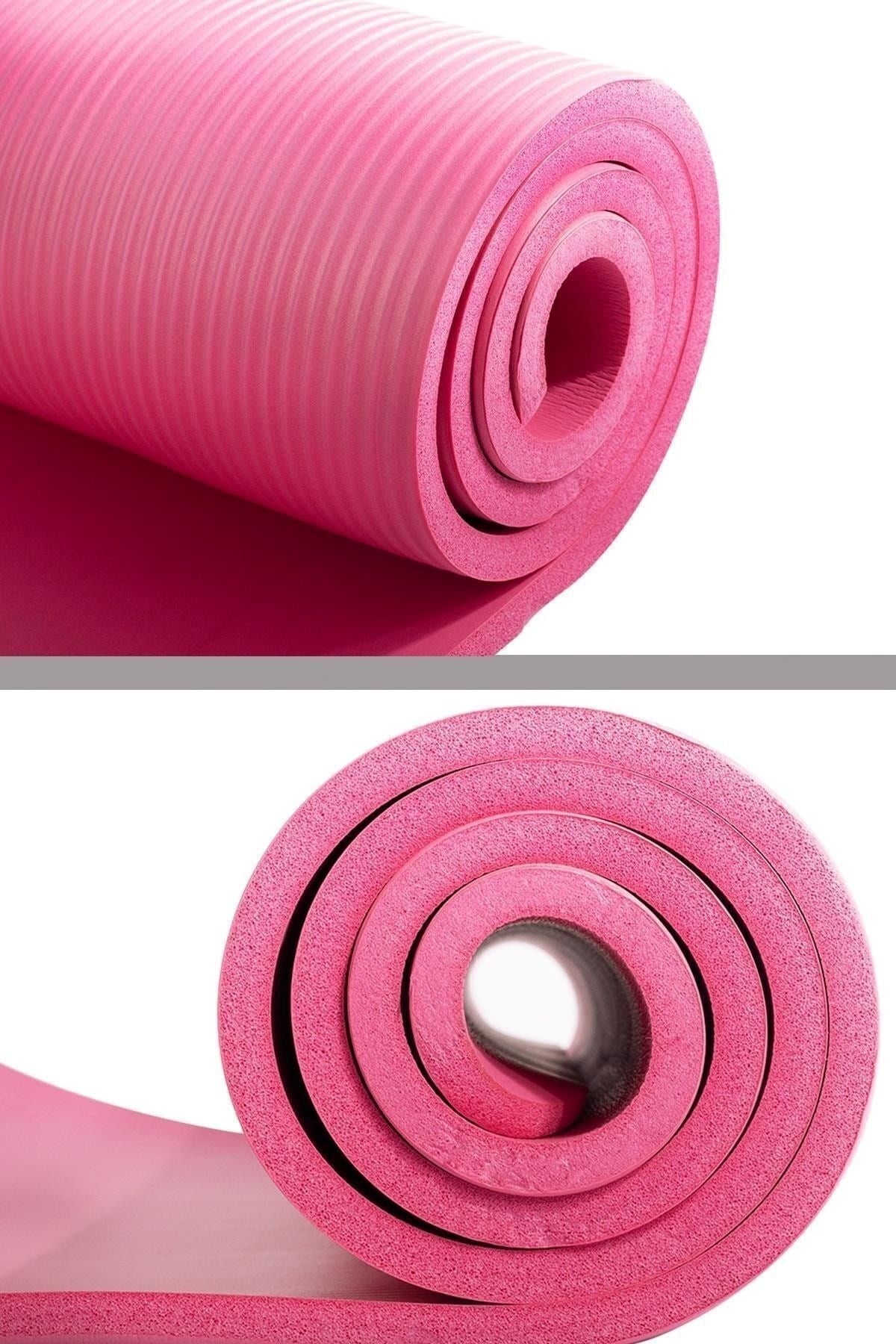 Delta Konfor Zemin 15 mm Taşıma Askılı Pilates Minderi Yoga Matı 578C SERI -Pembe
