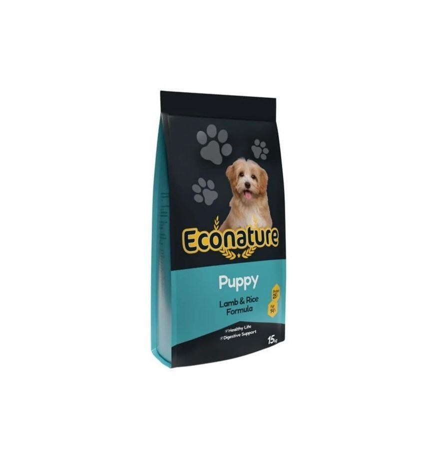 Econature Kuzu Etli Yavru Köpek Maması 15 Kg