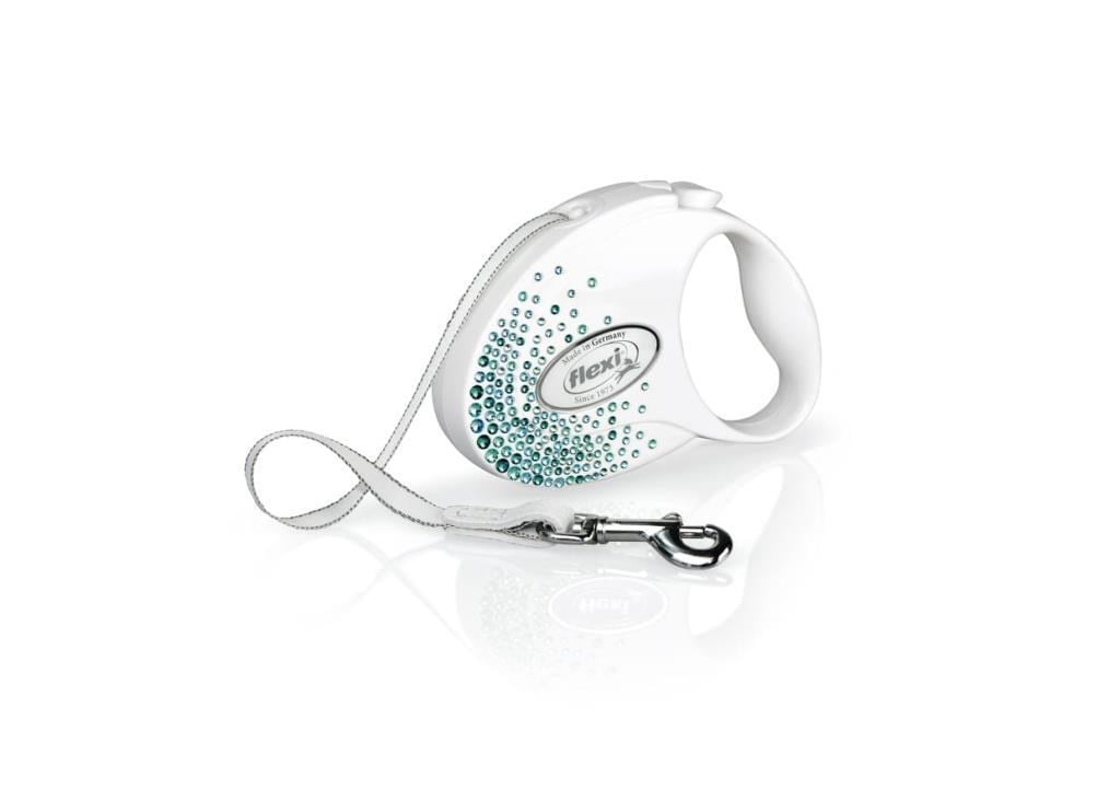 Flexi Glam Splash Ocean S Beden Beyaz 3MT Şerit Tasma