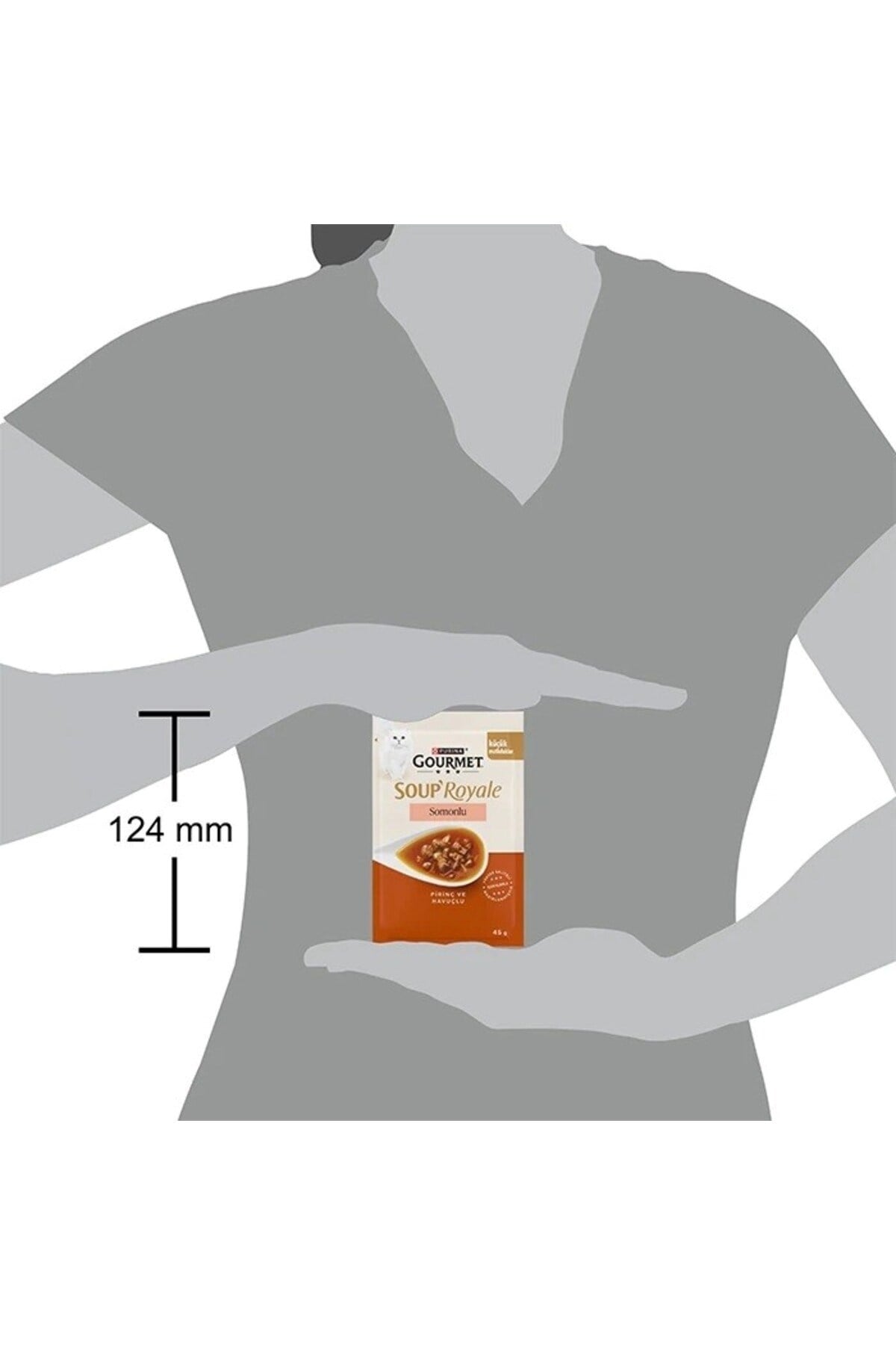 Gourmet Gold Soup Royale Somon Etli Kedi Çorbası 30x45g 