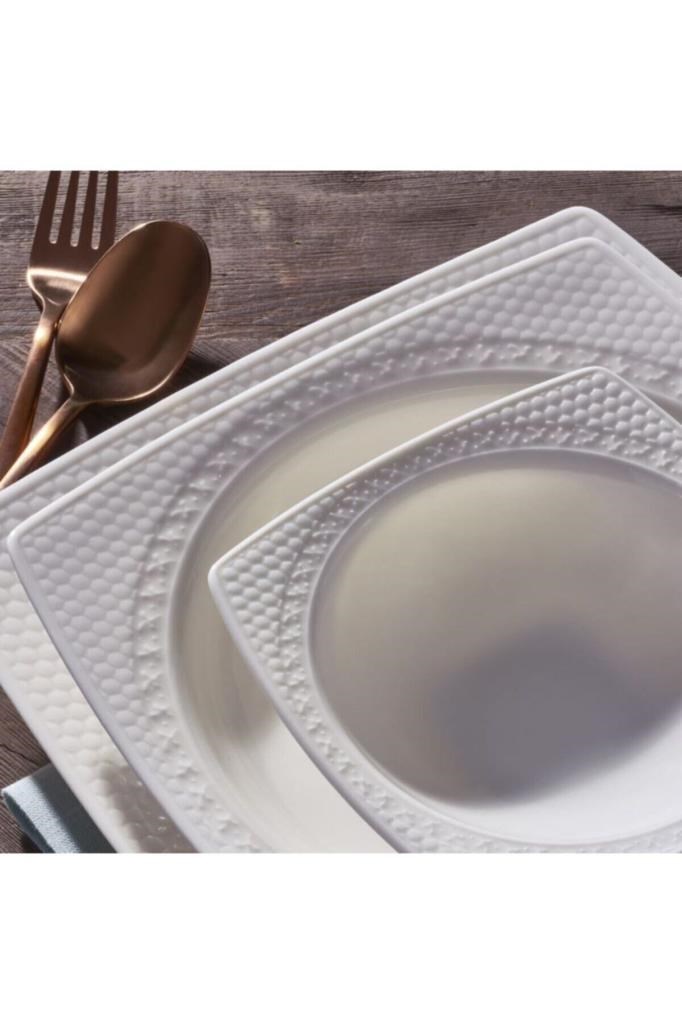 Güral Porselen Bonenjoy 24 Parça 6 Kişilik Bone Yemek Takımı