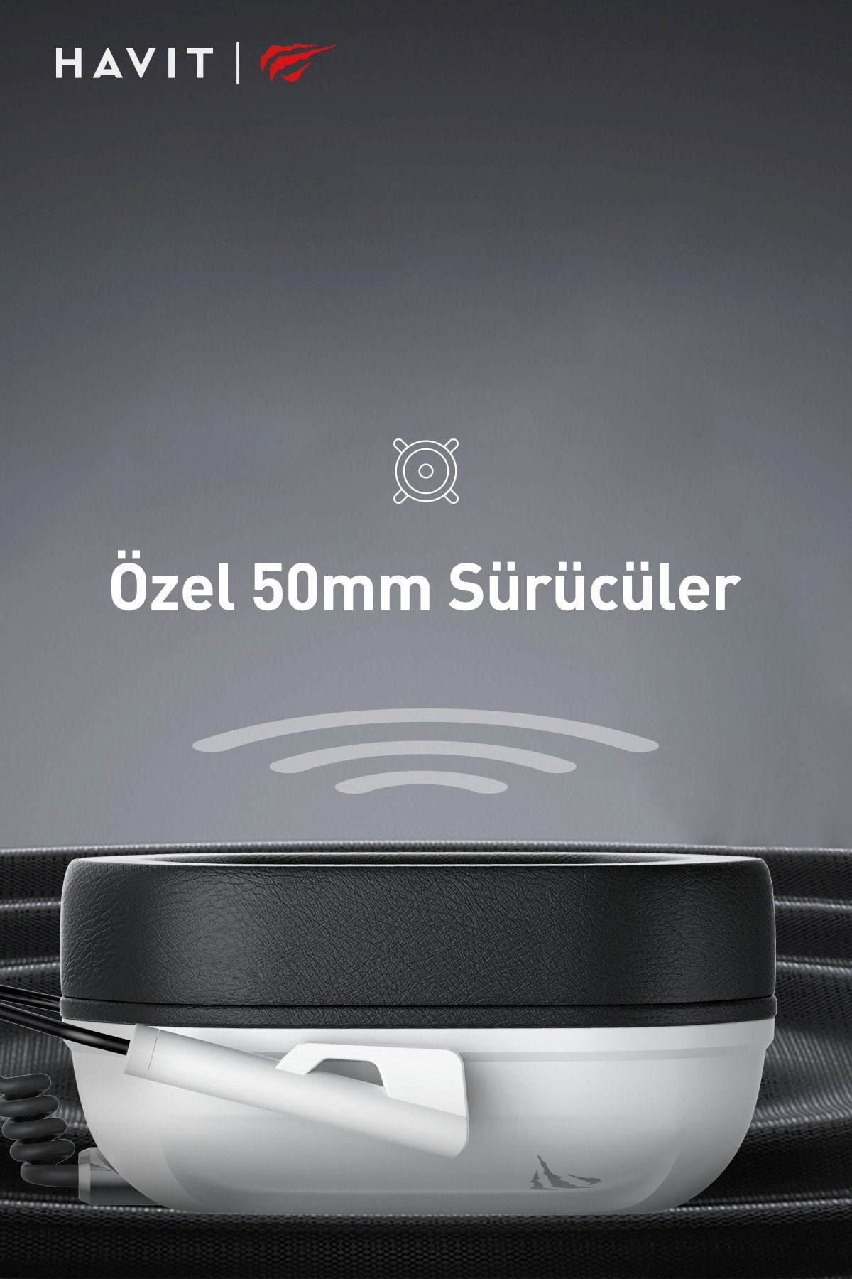Havit Gamenote H2033D Gaming Oyuncu Kulaklığı Beyaz