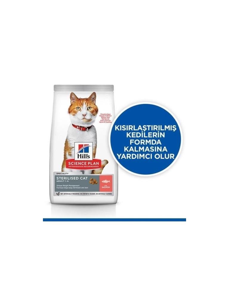 Hills S.P Somonlu Kısırlaştırılmış Yetişkin Kedi Maması 13+2 Kg